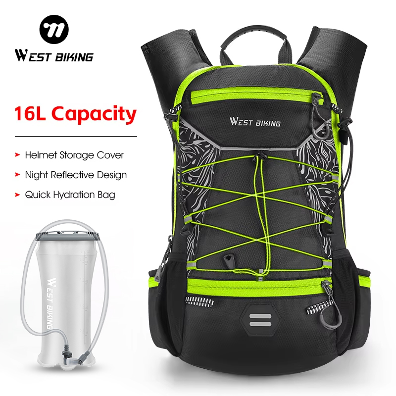 Mountain Biking Rucksack - WEST BIKING Bicycle Bag Bike MTB