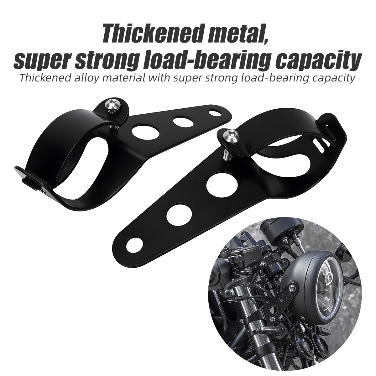 Mountain Biking Extreme - Universal Motorcycle Headlight Mount Bracket 28-36mm
