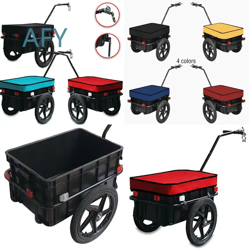 Mountain Biking Camp - Bicycle Trailer for Outdoor Travel Camping