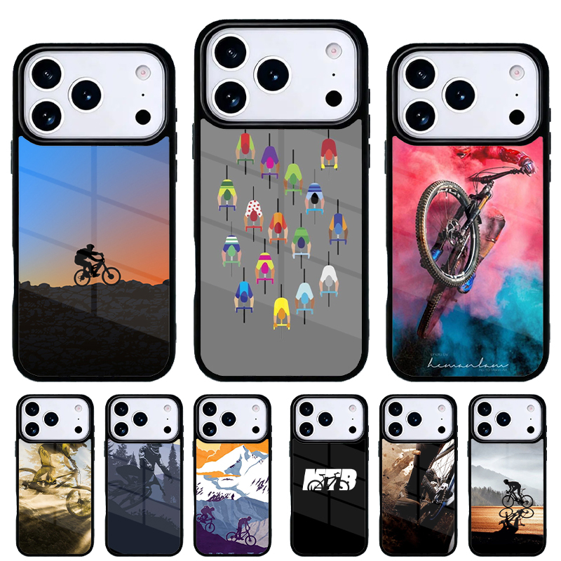 Mountain Biking Logo - Mountain Bikes Cycling soft Phone Case