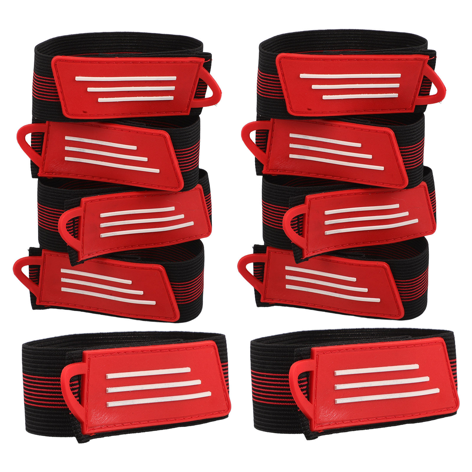 Mountain Biking Camp - 10Pcs Bicycle Leg Bands Adjustable Length
