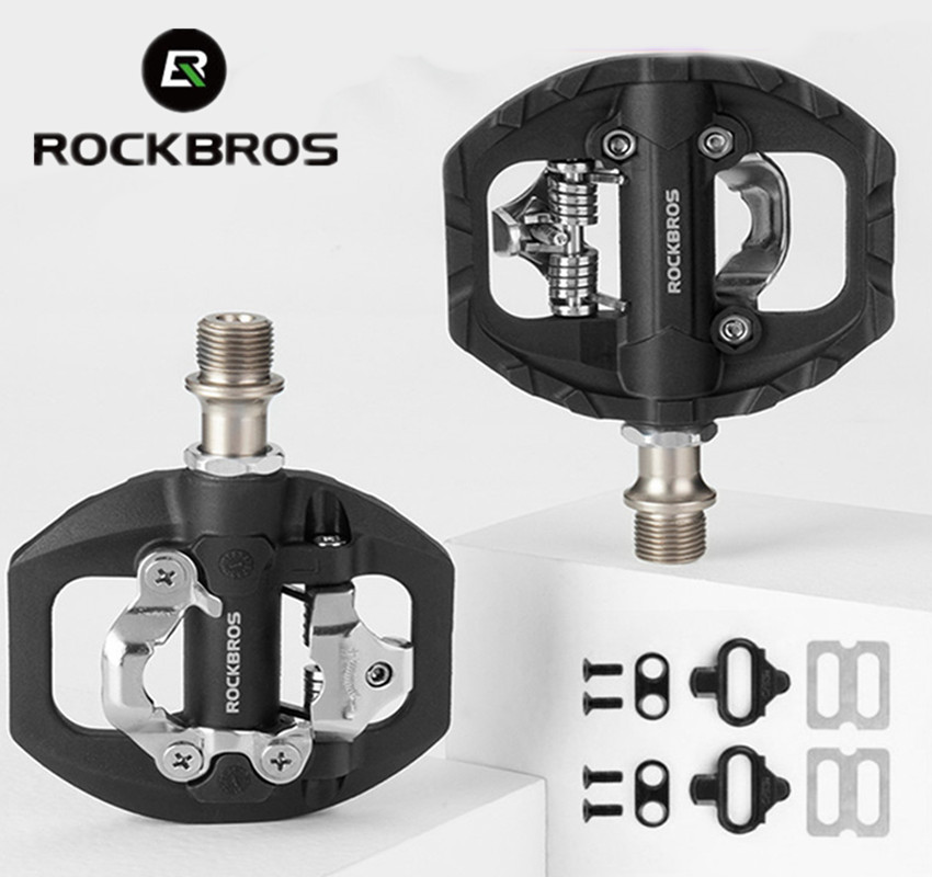 Pedal Platform Flat - ROCKBROS Bicycle Lock Pedal 2 In
