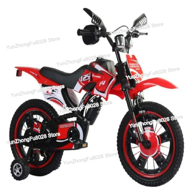 Mountain Biking Gifts - Children's Simulation Motorcycle Bike Children Bicycle