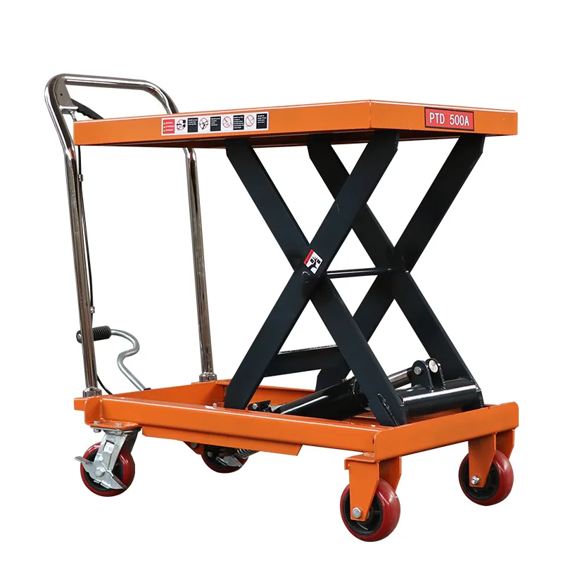 Pedal Platform Flat - Manual hydraulic lift platform car Electric