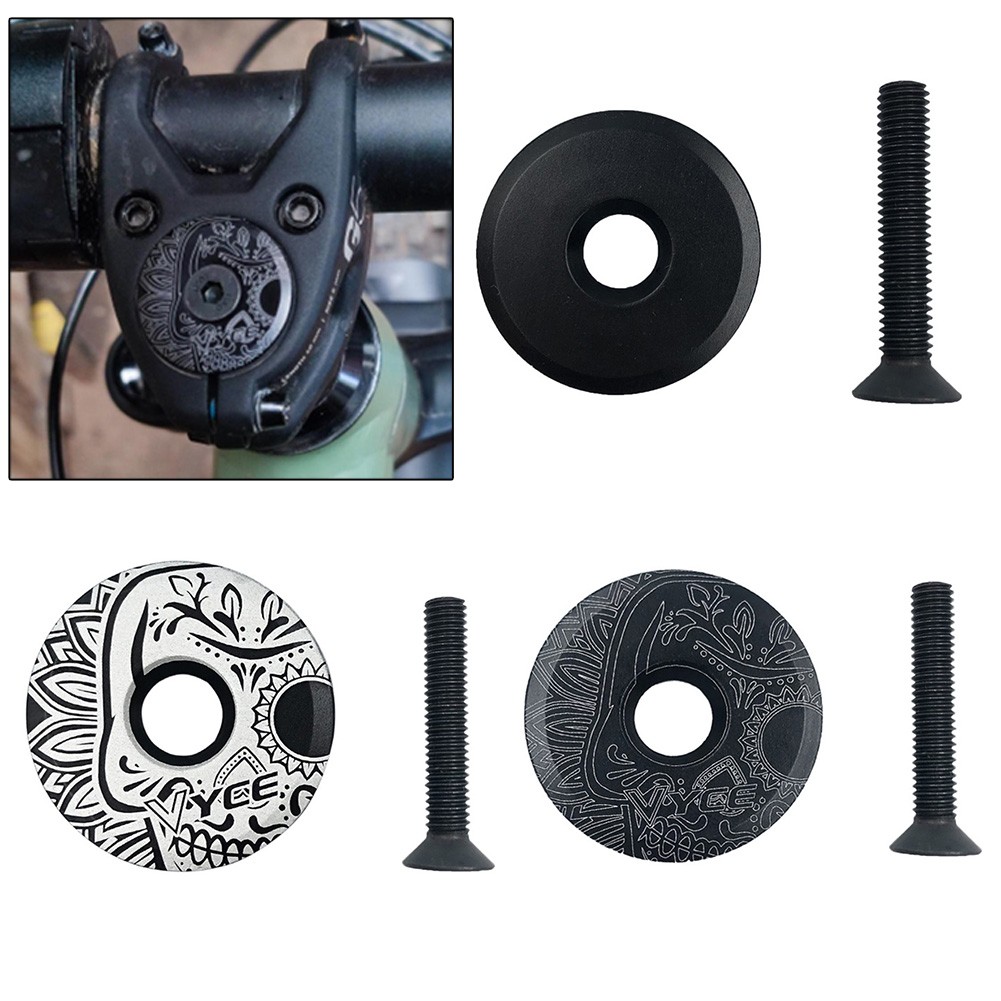No Logo Bike Headset Cap Bicyc - Mountain Biking Logo ulasan dan harga