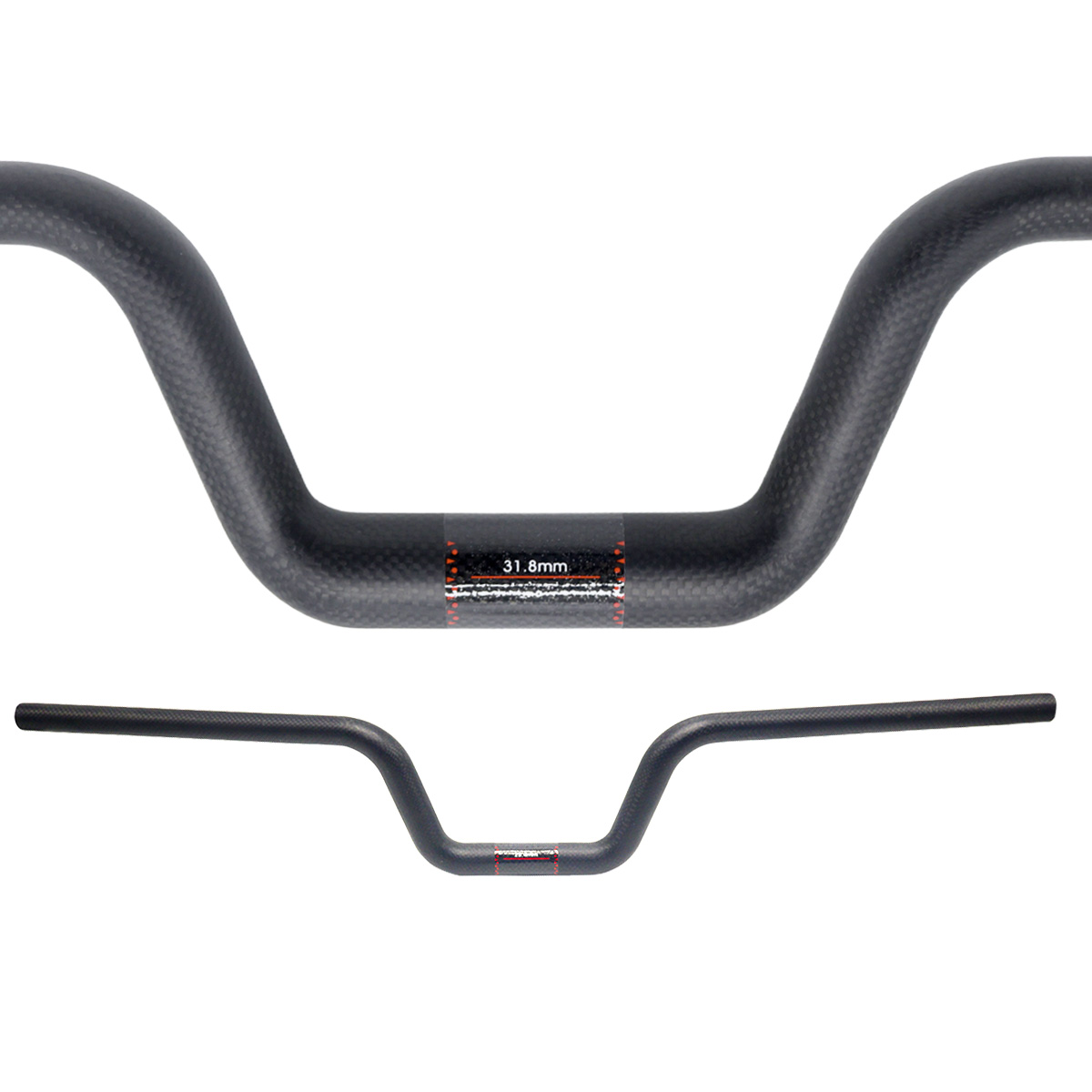 U-Shape MTB Bar Lightweight Ha - Mountain Biking Logo ulasan dan harga