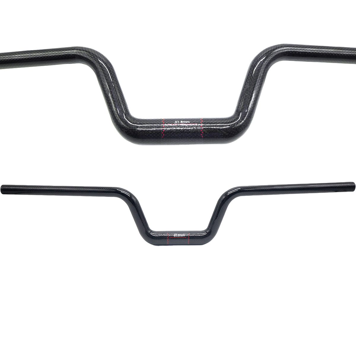 U-Shape MTB Bar Lightweight Ha - Mountain Biking Logo ulasan dan harga