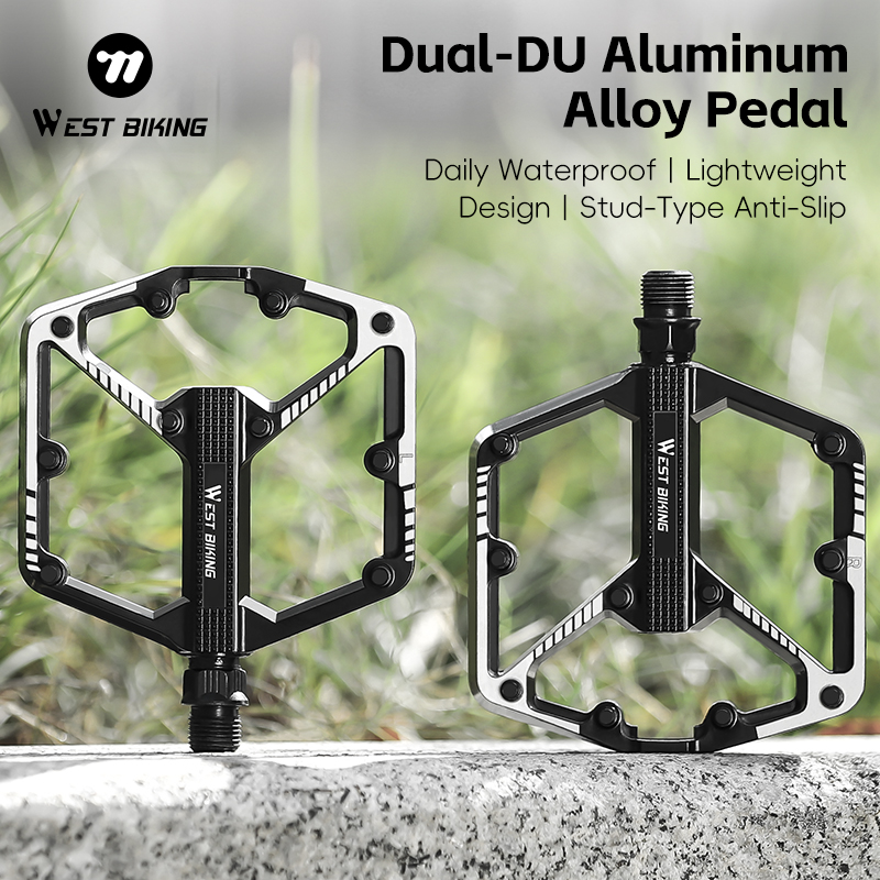WEST BIKING Die-Cast Dual-DU B - Pedal Platform Flat ulasan dan harga