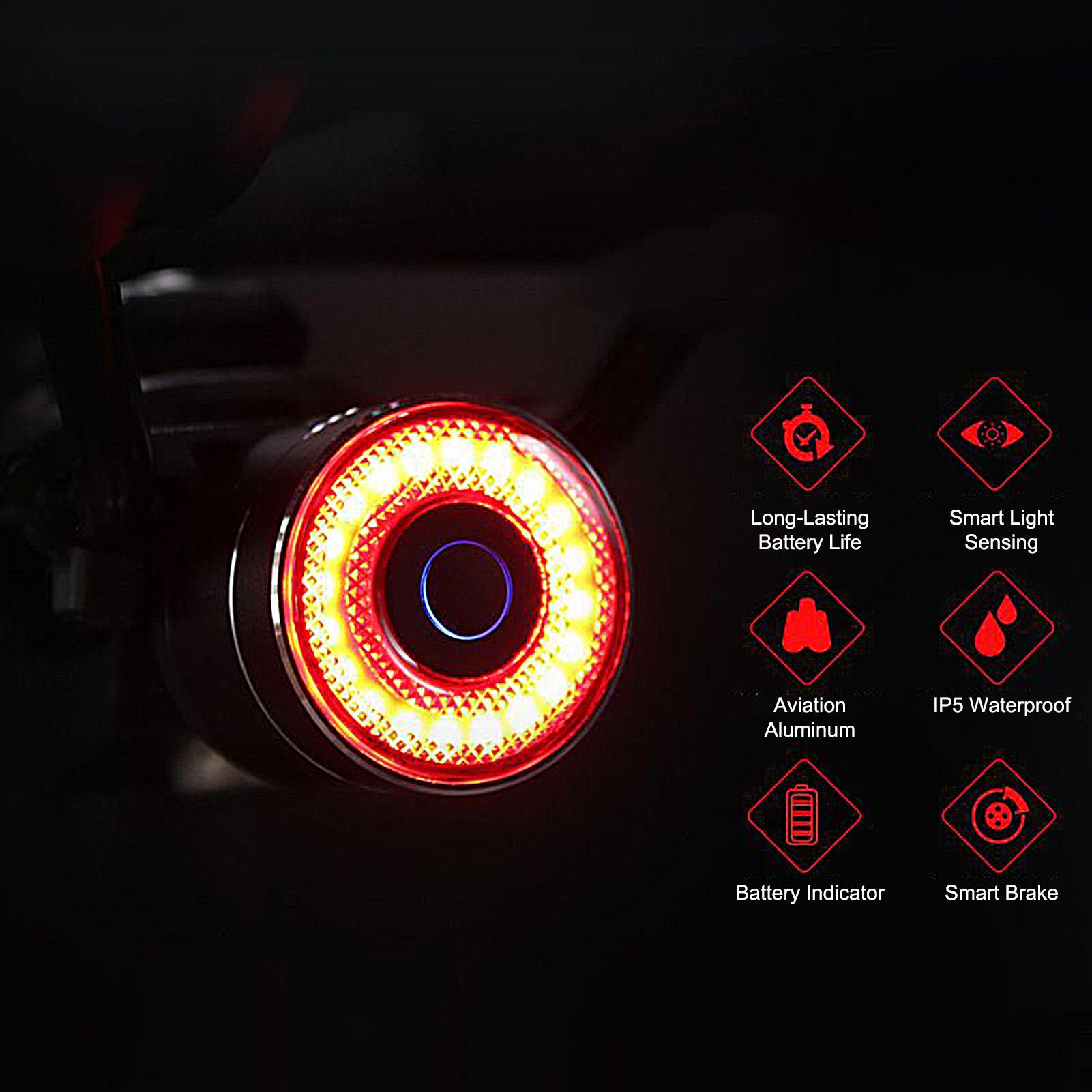 Bike Tail Light Smart LED Bike - Mountain Biking Camp ulasan dan harga