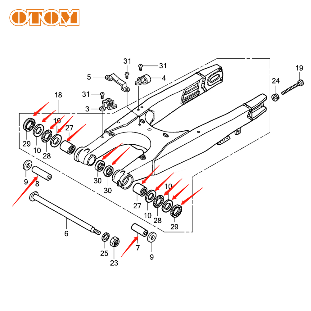 OTOM For HONDA CRF250R CRF450R - Fork Oil Seal ulasan dan harga