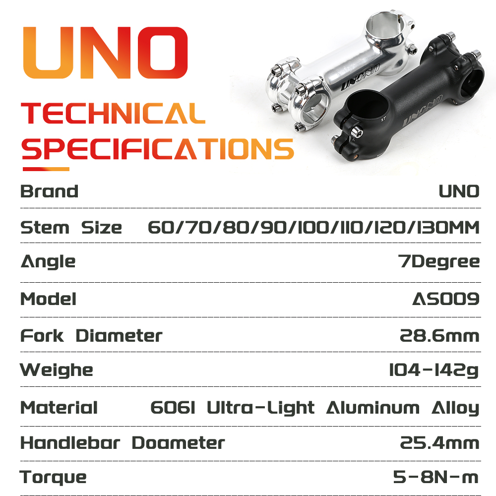 UNO Bike Stem Ultralight 7/17/ - Handlebar Riser Stem ulasan dan harga