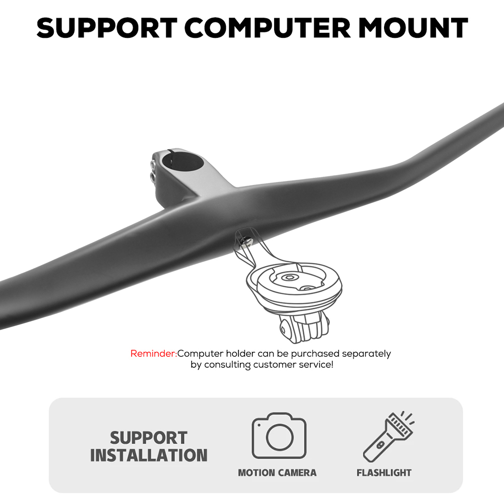 T1000 Integrated handlebar For - Mountain Biking Logo ulasan dan harga