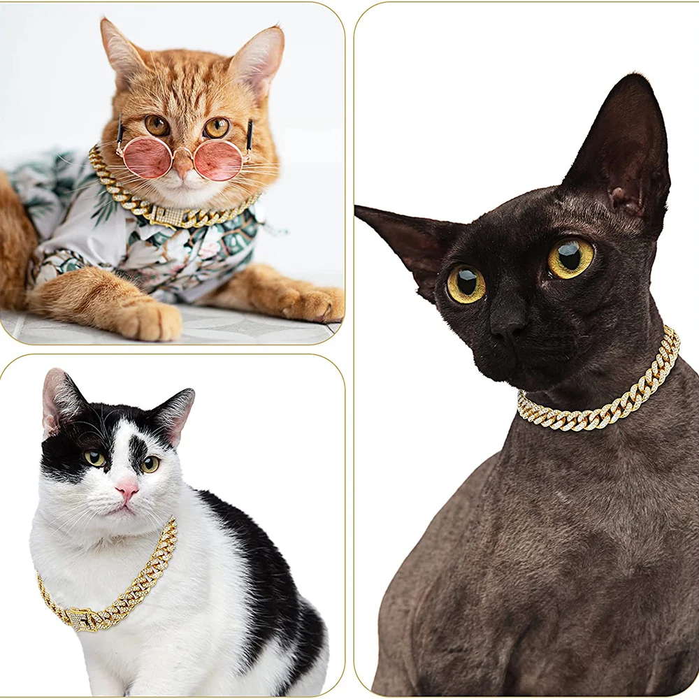 Rhinestone Dog Chain Collar Me - Chain Quick Link ulasan dan harga