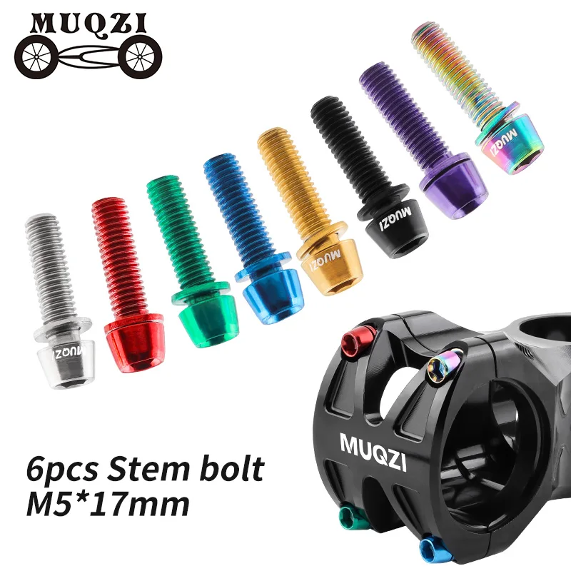 MUQZI 6pcs Stem Bolts M5x17mm  - Handlebar Riser Stem ulasan dan harga