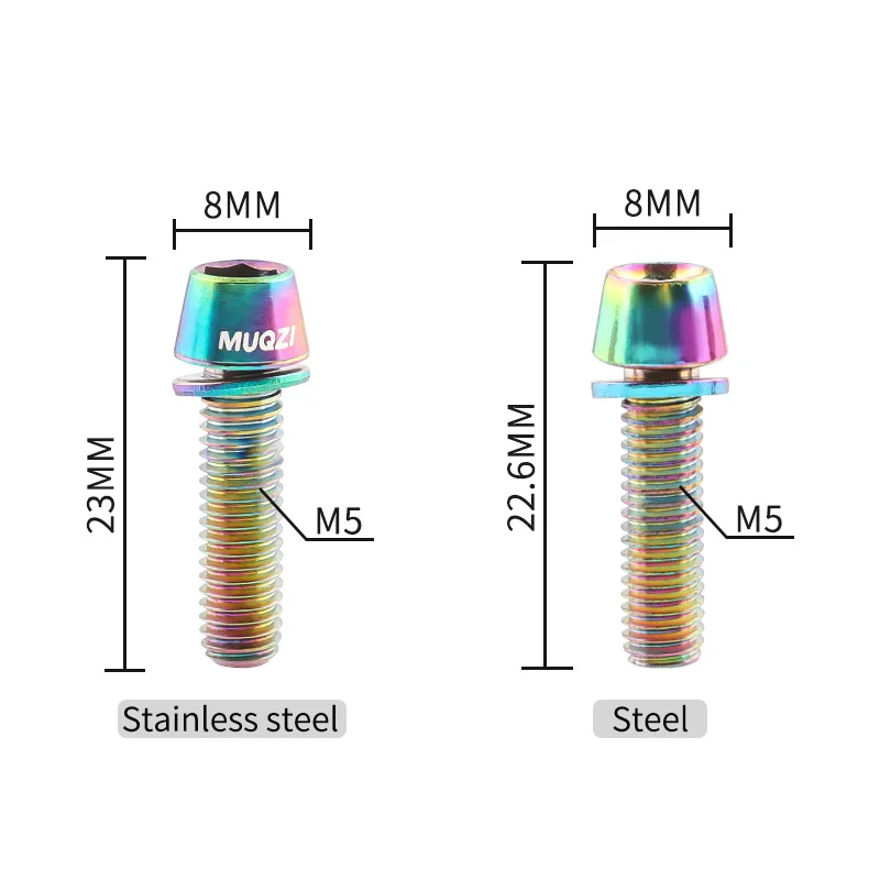 MUQZI 6pcs Stem Bolts M5x17mm  - Handlebar Riser Stem ulasan dan harga