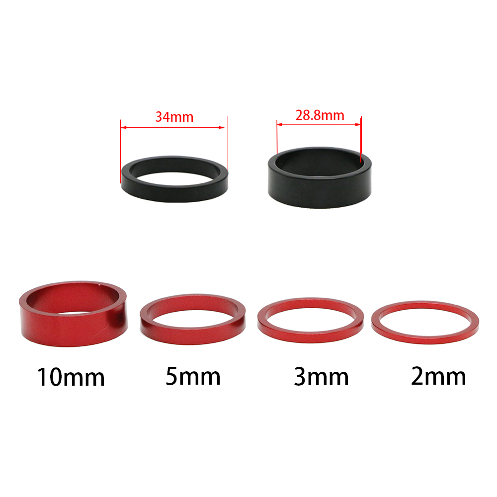 6Pcs/Set 10mm MTB Road Bike St - Handlebar Riser Stem ulasan dan harga