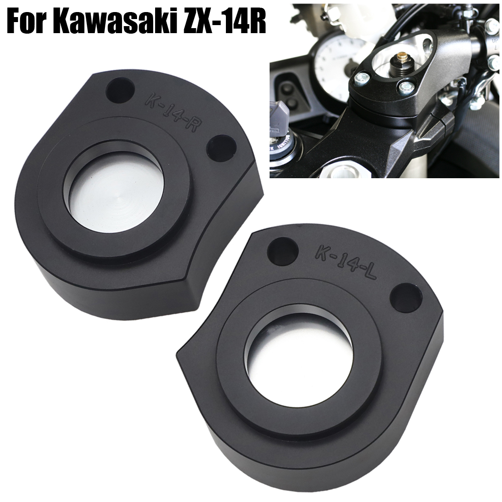 2PCS ZX14R 2018 Motorcycle Han - Handlebar Riser Stem ulasan dan harga