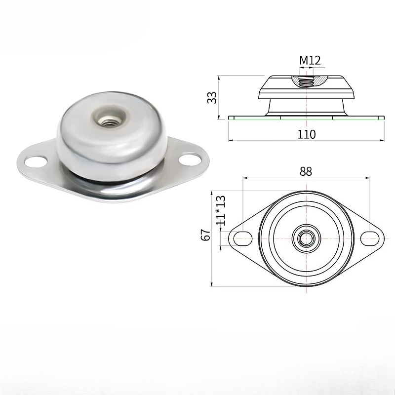 Metal Rubber Shock Absorber Mo - Shock Pump Suspension ulasan dan harga