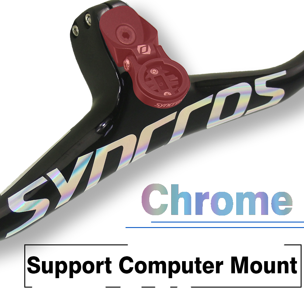 Syncros Chrome Logo Gloss Carb - Mountain Biking Logo ulasan dan harga