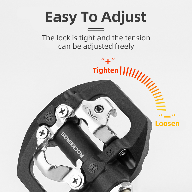 ROCKBROS Bicycle Lock Pedal 2  - Pedal Platform Flat ulasan dan harga