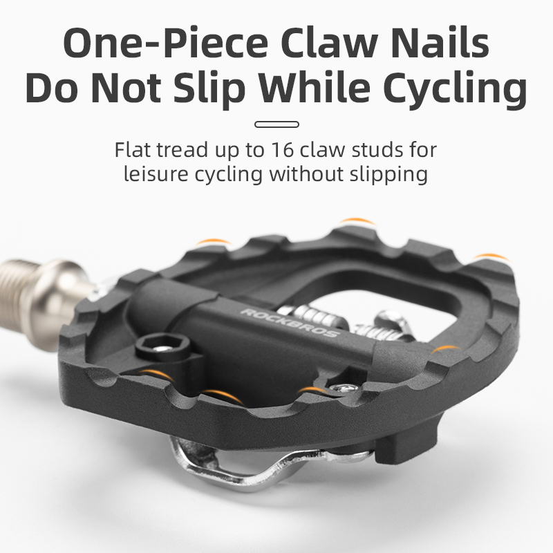 ROCKBROS Bicycle Lock Pedal 2  - Pedal Platform Flat ulasan dan harga