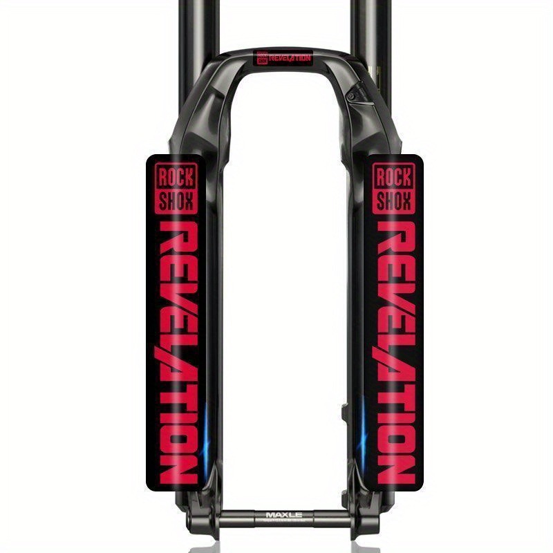 2Pcs Rockshox Bike Fork Protec - Mountain Biking Logo ulasan dan harga