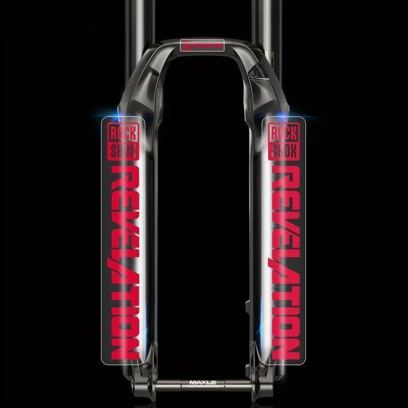2Pcs Rockshox Bike Fork Protec - Mountain Biking Logo ulasan dan harga