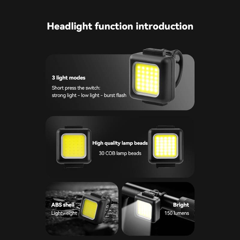 2 PCs Mini Mountain Bike Light - Mountain Biking Rucksack ulasan dan harga