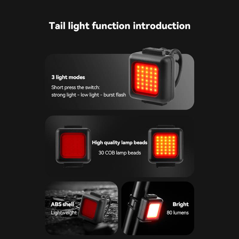 2 PCs Mini Mountain Bike Light - Mountain Biking Rucksack ulasan dan harga