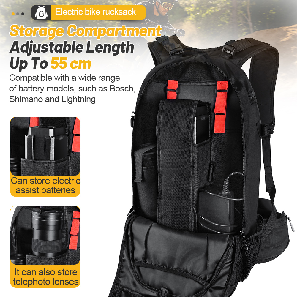 Bike Backpack E-Bike Battery B - Mountain Biking Rucksack ulasan dan harga