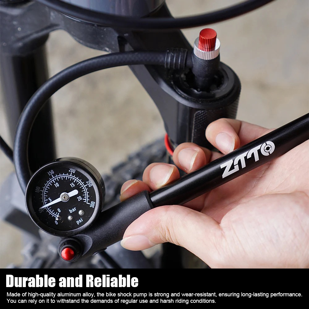 ZTTO Bike Shock Pump with Gaug - Shock Pump Suspension ulasan dan harga