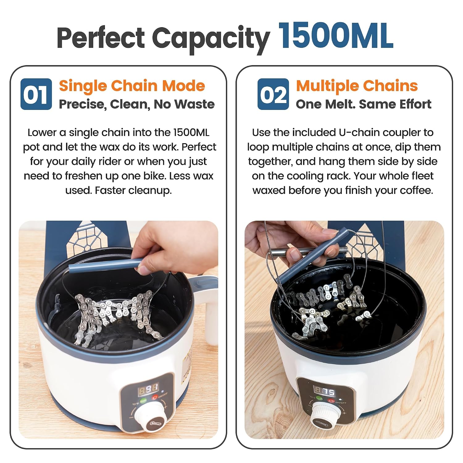 Bicycle Chain Wax Melting Pot  - Chain Quick Link ulasan dan harga