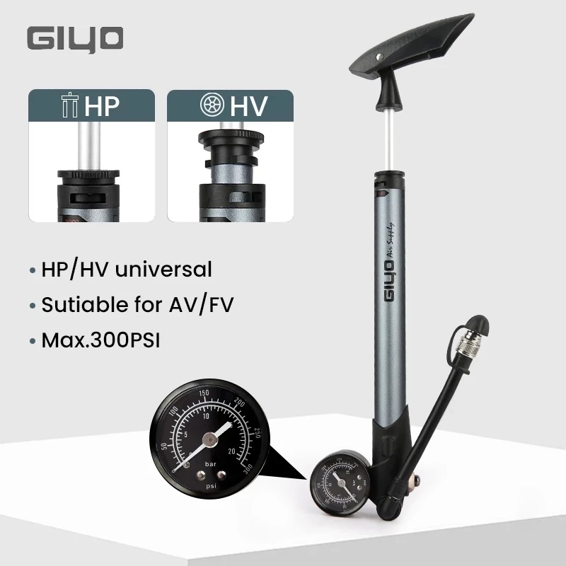Giyo GS-41P 300psi Bicycle Sho - Shock Pump Suspension ulasan dan harga