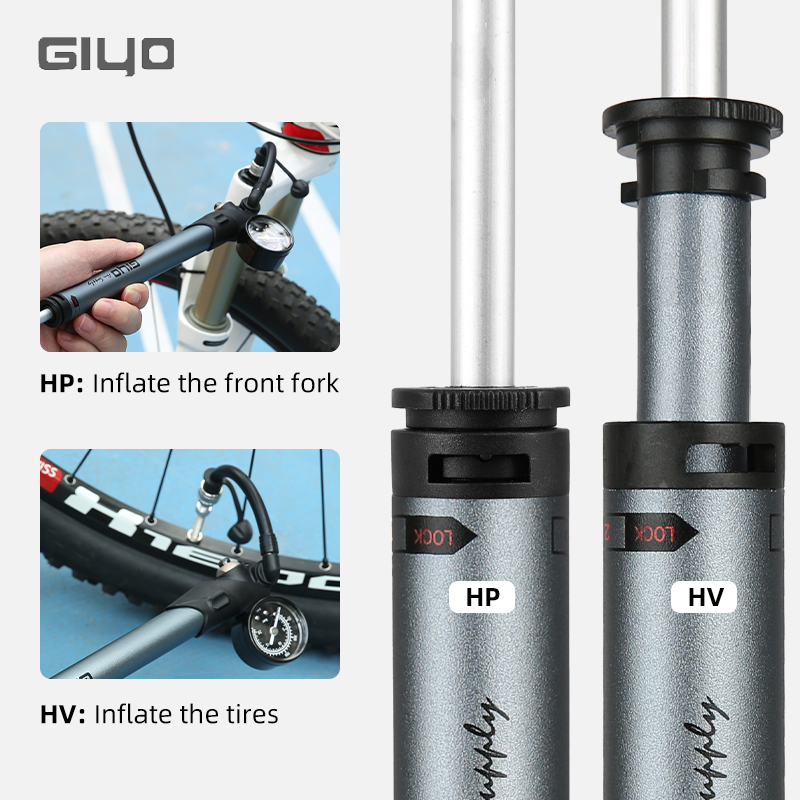 Giyo GS-41P 300psi Bicycle Sho - Shock Pump Suspension ulasan dan harga