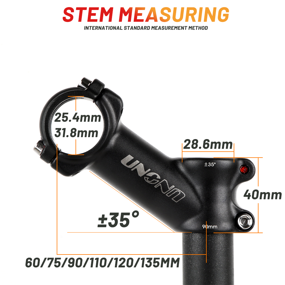 UNO Aluminum Alloy Bike Stem R - Handlebar Riser Stem ulasan dan harga