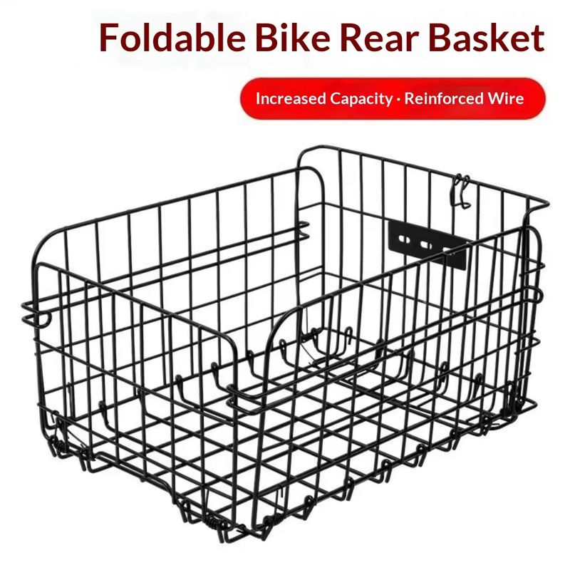 Foldable Bicycle Rear Basket L - Mountain Biking Rucksack ulasan dan harga